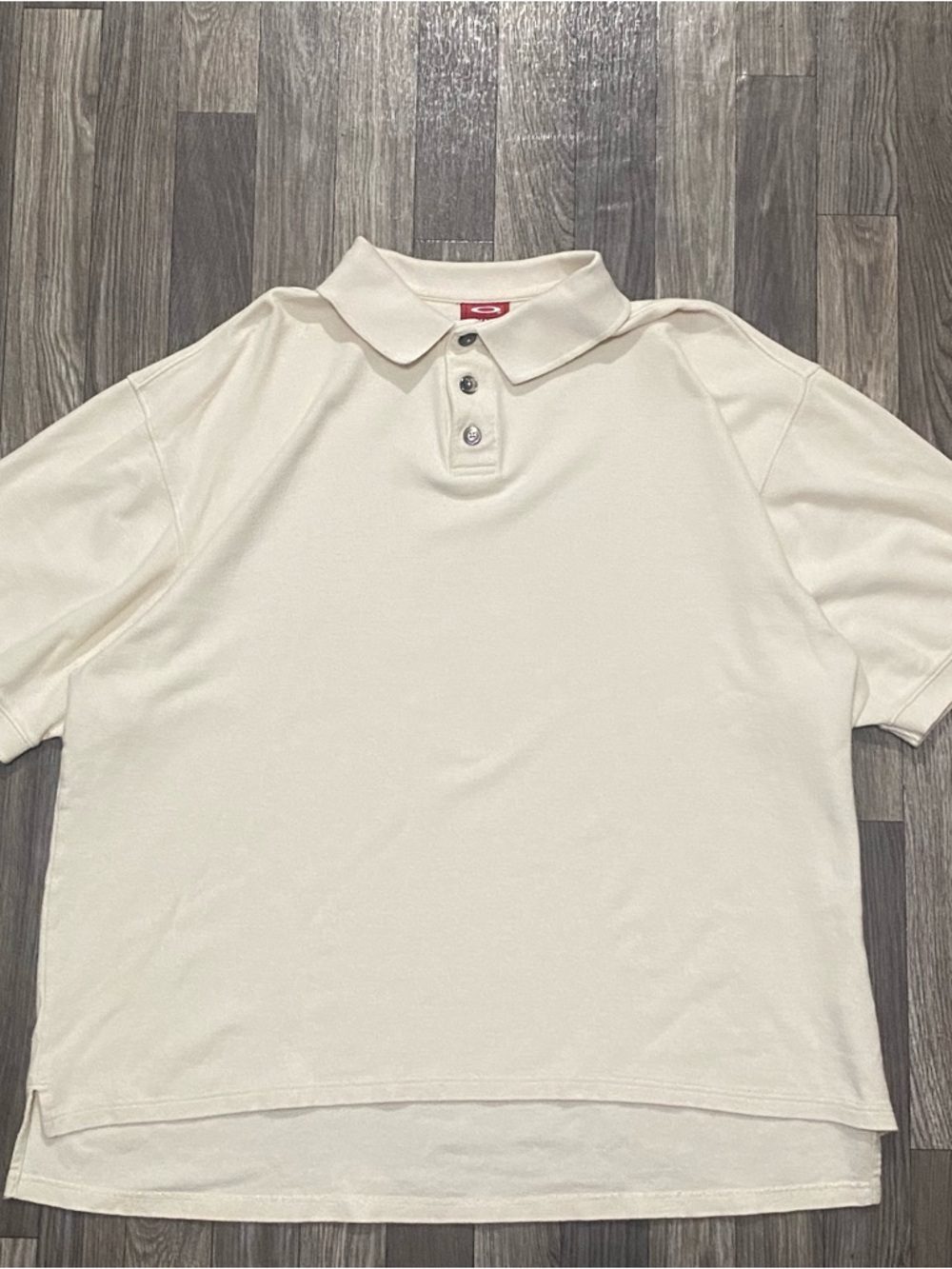 Vintage 2000s Oakley Creme Polo Shirt